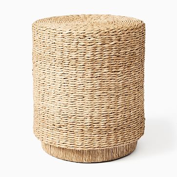 seagrass end table round