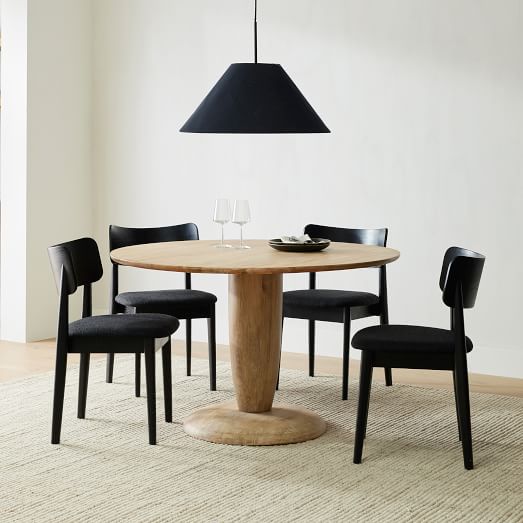 round pedestal dining room table