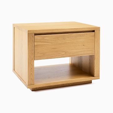 natural oak night stand