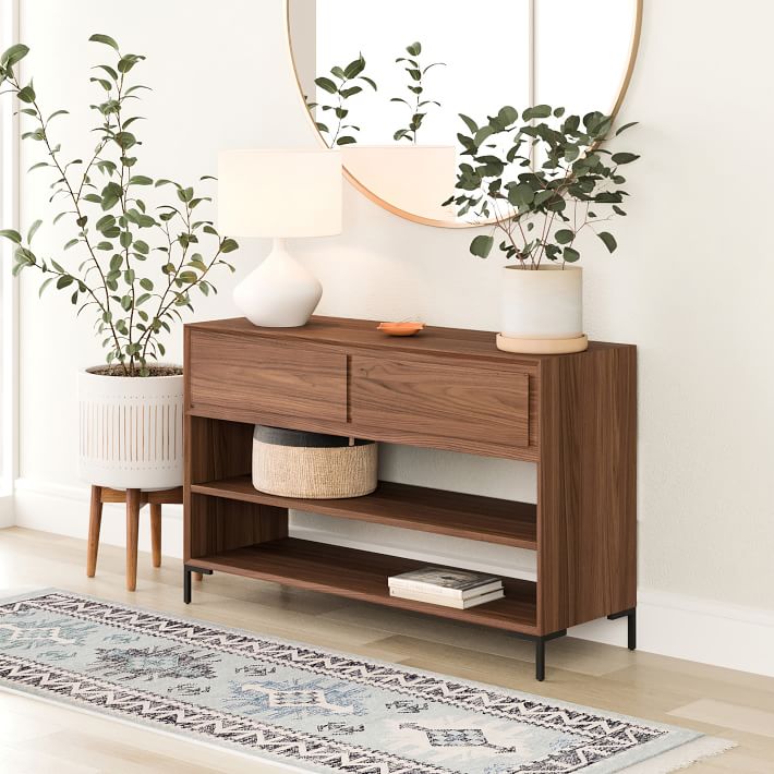 west elm entryway console table