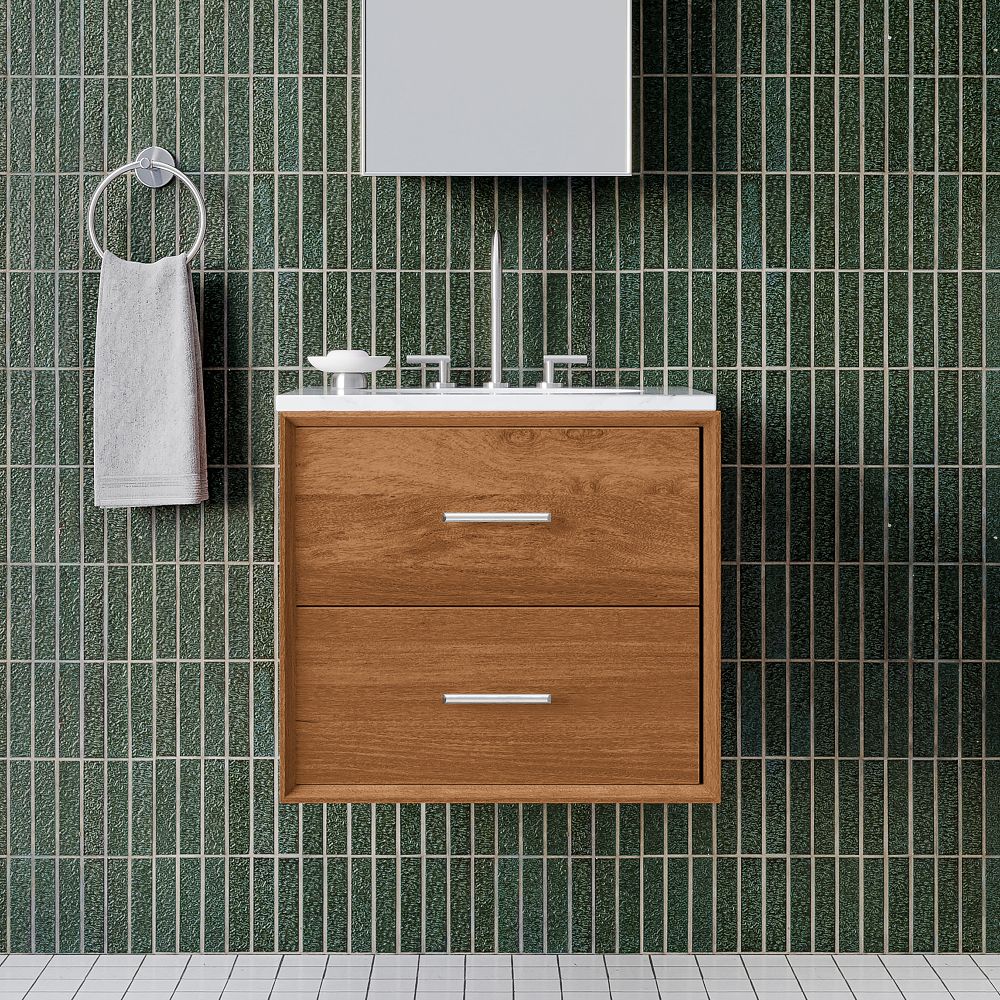 MidCentury Floating Single Bathroom Vanity (24"49") West Elm