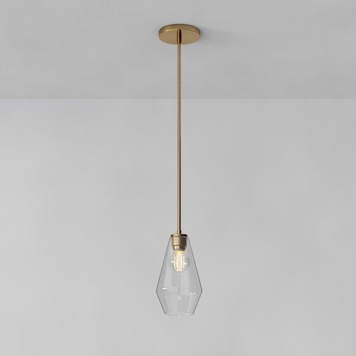 west elm geo pendant light