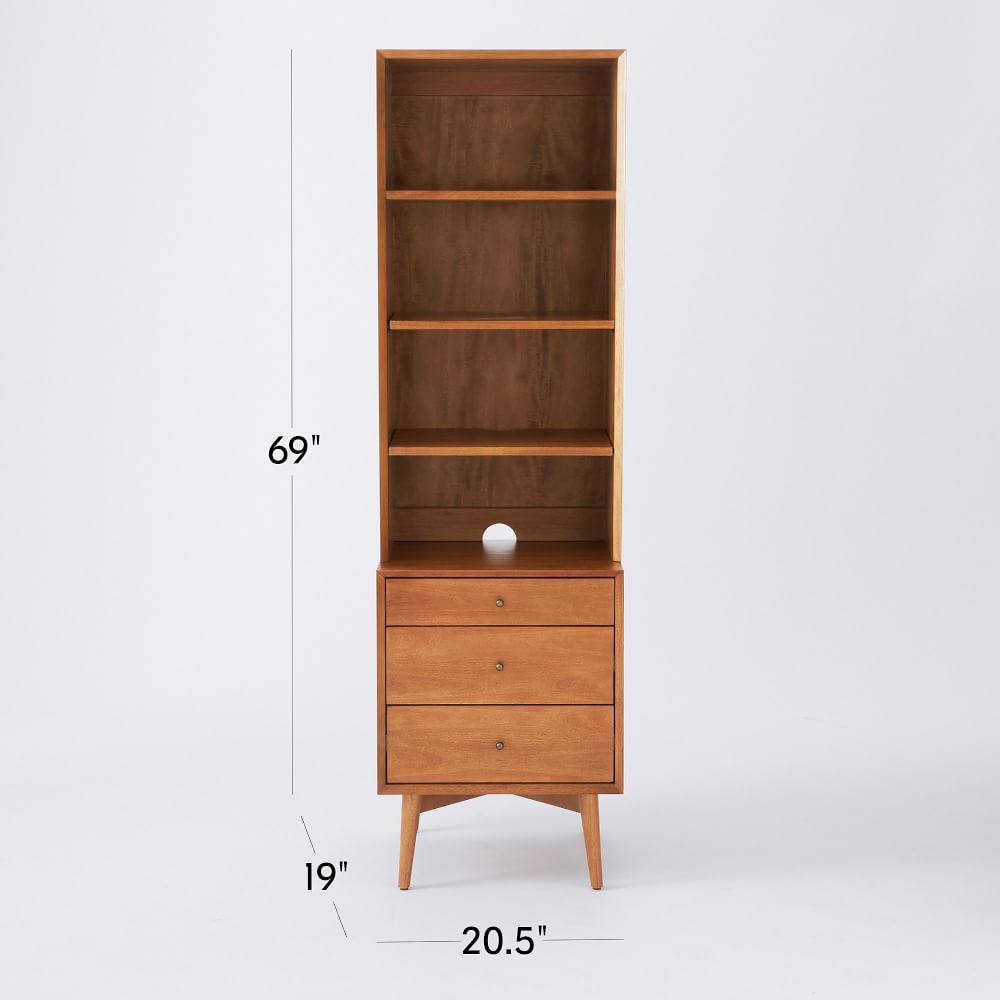 MidCentury Bookcases Acorn West Elm