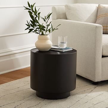 patio drum side table