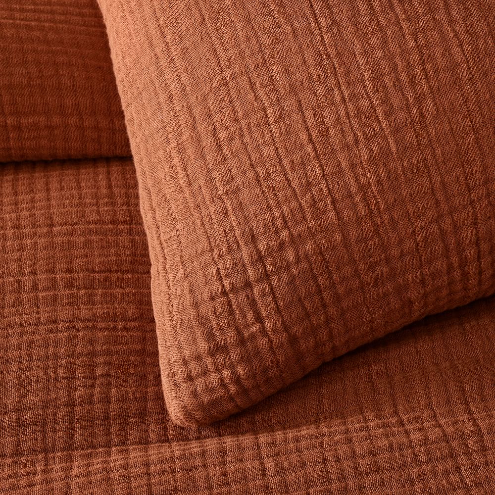 Dreamy Gauze Cotton Duvet Cover & Shams West Elm