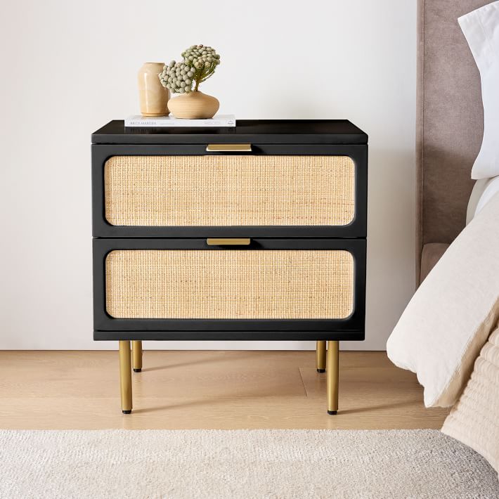 black cane nightstands