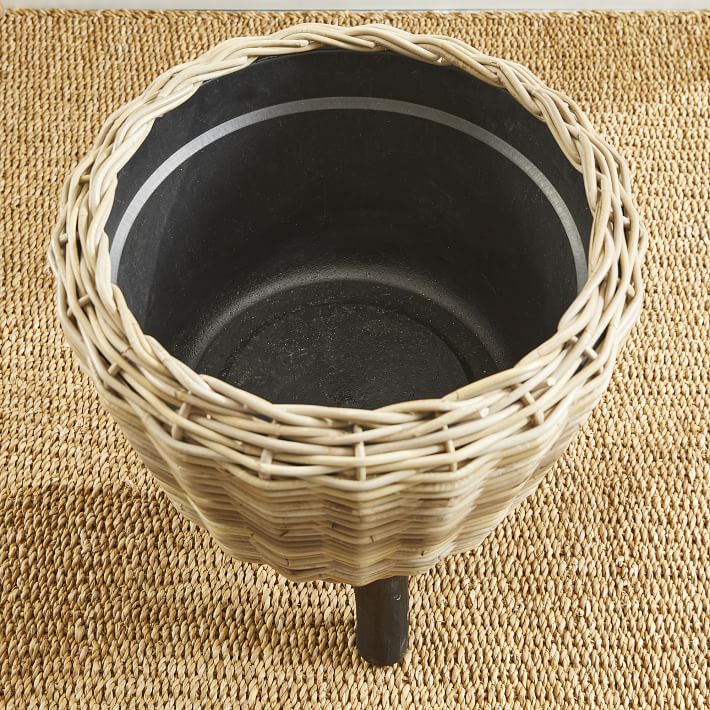 Woven Dry Basket Planters West Elm