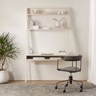 west elm leaning bookshelf desk