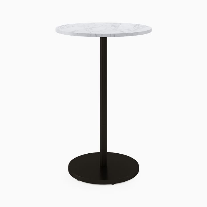 marble round bar table