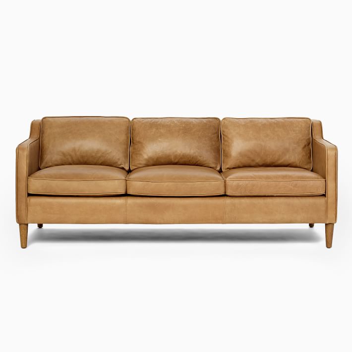 hamilton leather chair west elm