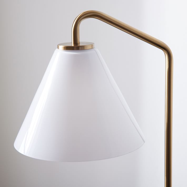 Sculptural Cone Table Lamp | Modern Light Fixtures | West Elm