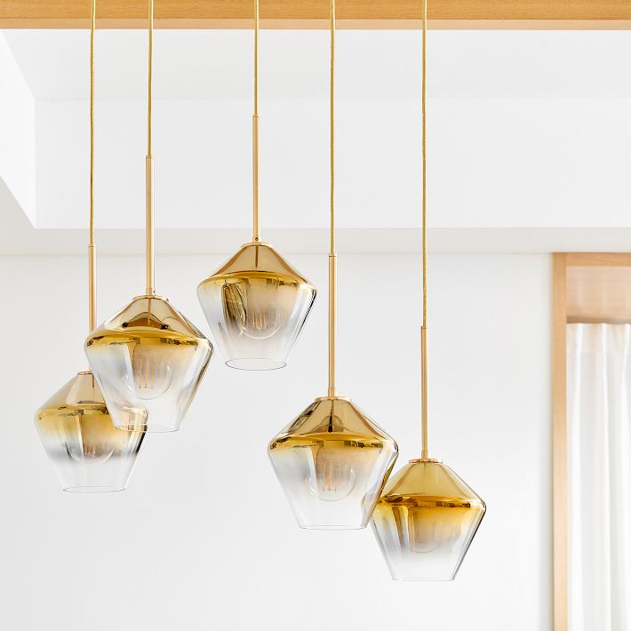 west elm geo pendant light