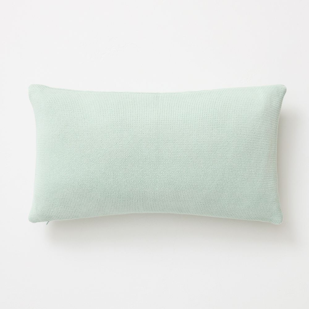 Misha & Puff Ruffle Frame Knit Pillow Cover | West Elm