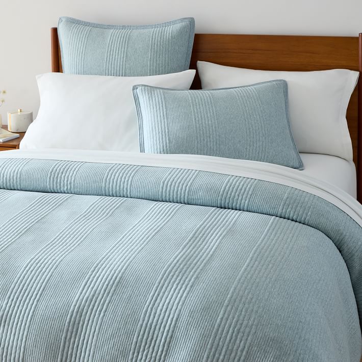 Cotton Cloud Jersey Duvet Cover & Shams West Elm