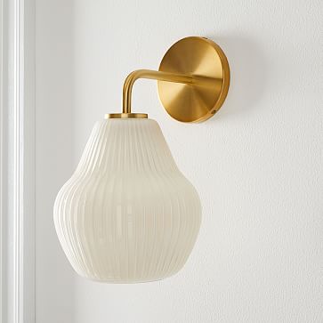 west elm sculptural sconce