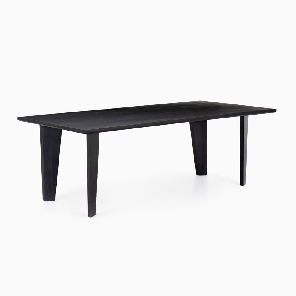 Black Wash Dining Table (87") West Elm