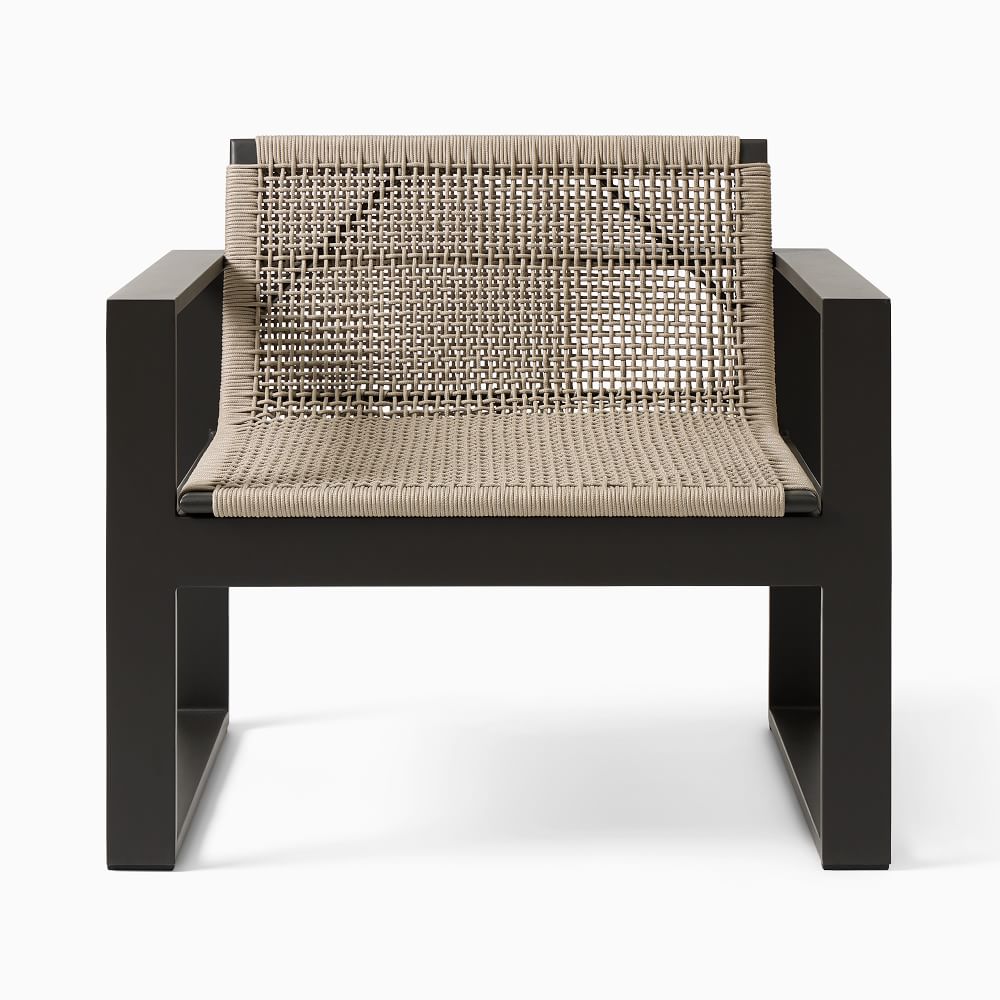 Portside Aluminum Outdoor AllWeather Cord Lounge Chair West Elm