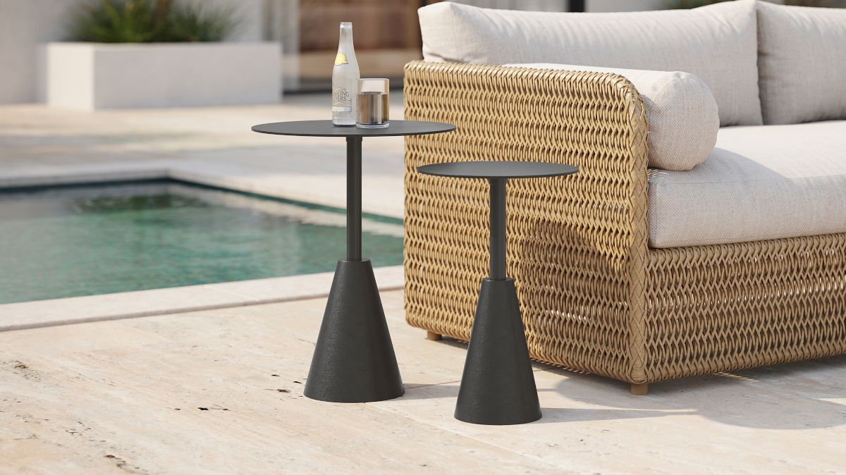 Tyra Outdoor Nesting Side Tables (12"15.75") West Elm