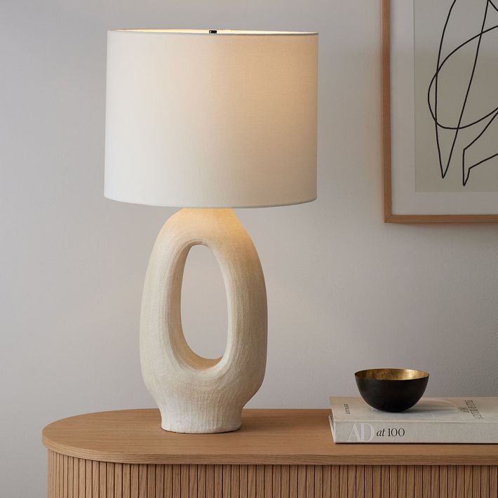 mocha bedside lamps