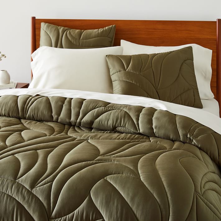 Silky TENCEL™ Petals Comforter & Shams West Elm