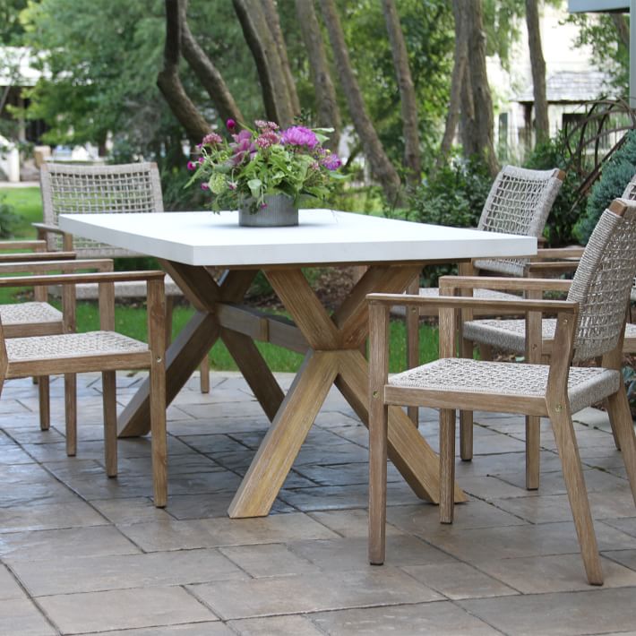 Solid Eucalyptus Outdoor Dining Table West Elm