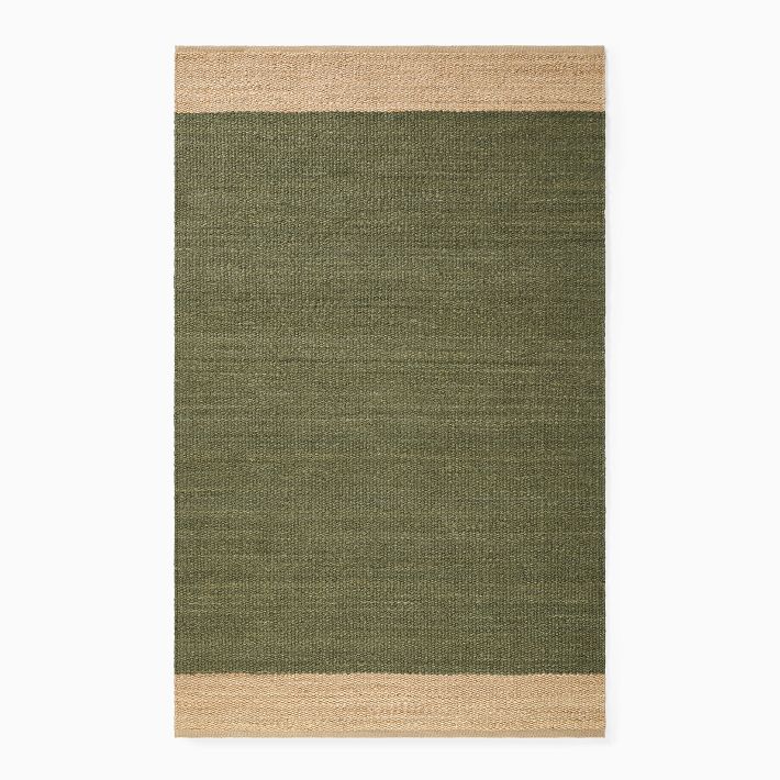 Bordered Jute Rug West Elm