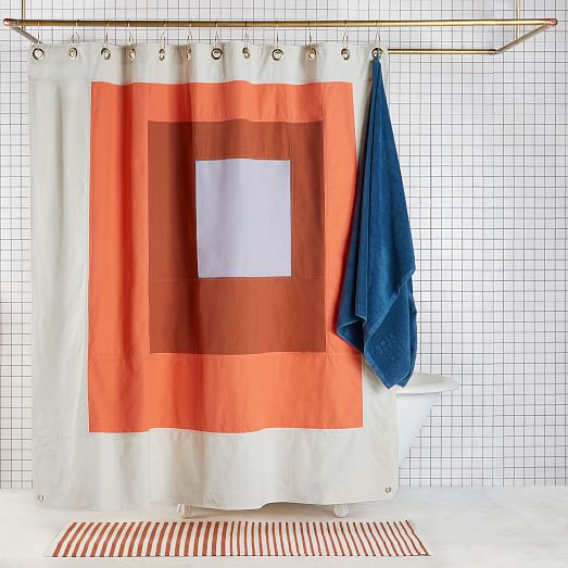 Quiet Town Marfa Shower Curtain West Elm