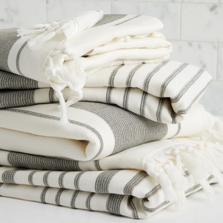 Organic Turkish Tassel Towel Sets West Elm