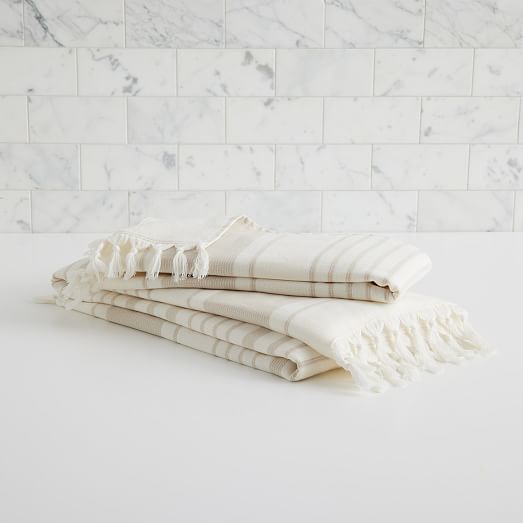 Organic Turkish Tassel Towel Sets West Elm