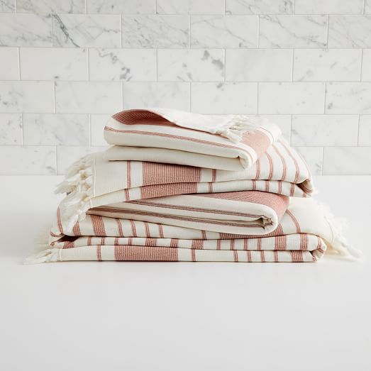 Organic Turkish Tassel Towel Sets West Elm
