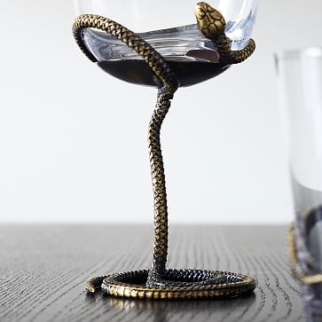 Metal Snake Glassware