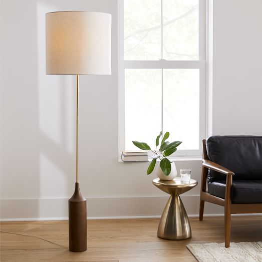 small base floor lamp