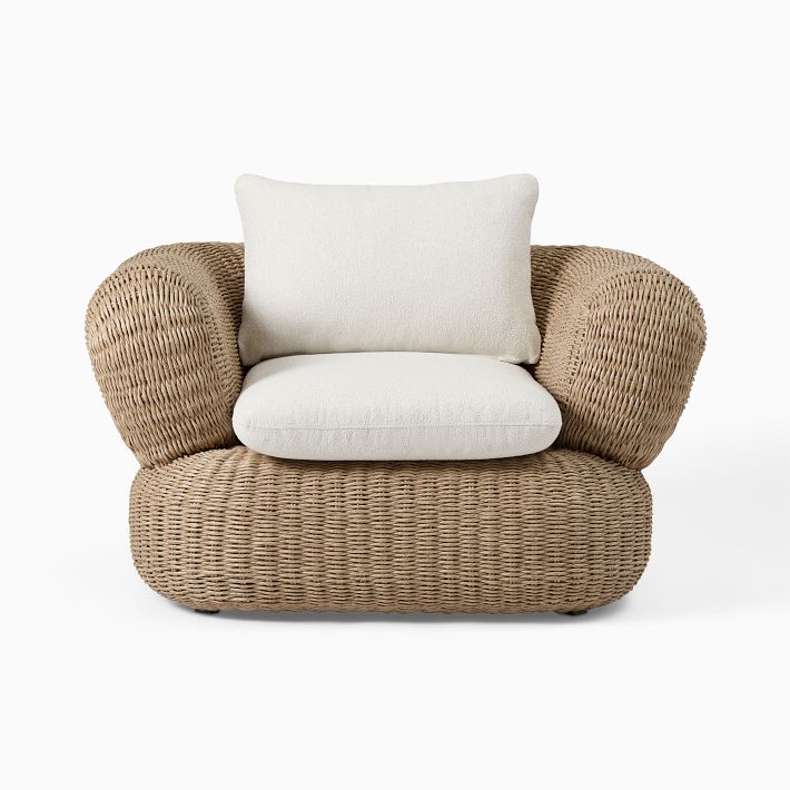 Toluca Outdoor Lounge Chair | West Elm