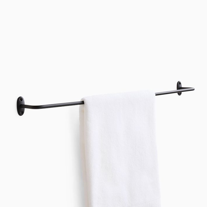 Brill Pure Bath Hardware Matte Black West Elm