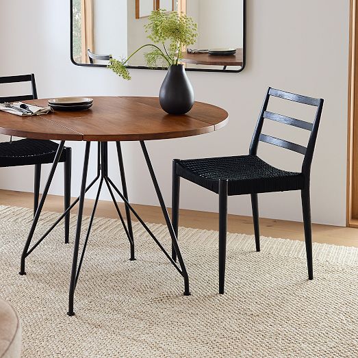 jules drop leaf extendable dining table