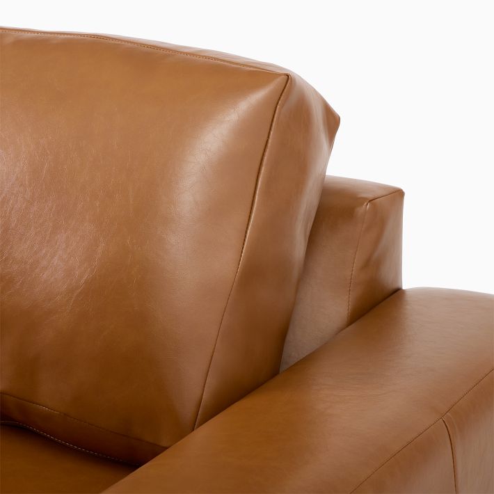 Urban Leather Sleeper Sofa (84") West Elm