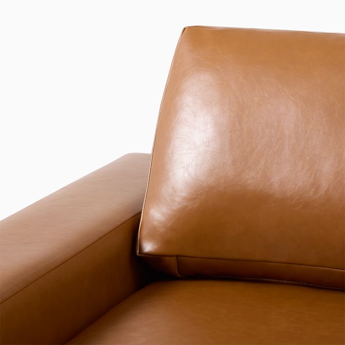 Urban Leather Sleeper Sofa (84") West Elm