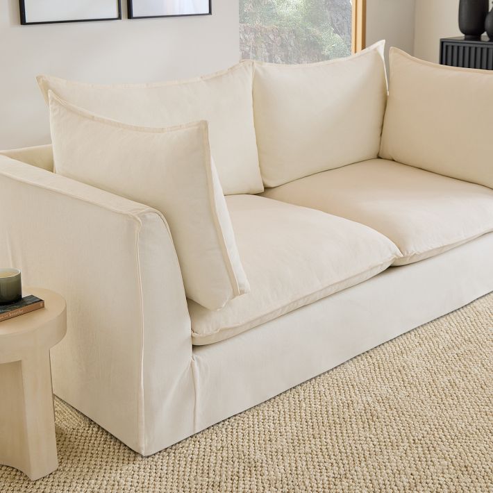Bleecker DownFilled Slipcover Sofa (66"96") West Elm