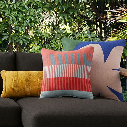 Modern Form Indoor/Outdoor Pillow | West Elm