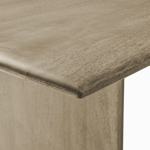 Anton Solid Wood Dining Table Graywashed West Elm