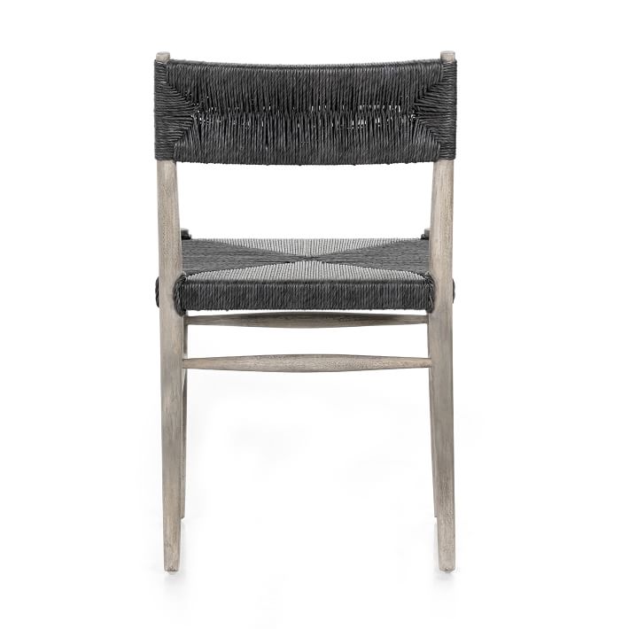 Woven Back Indoor/Outdoor Dining Chair (Set of 2) | West Elm