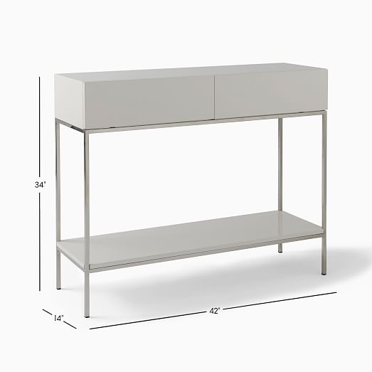 lacquer storage console