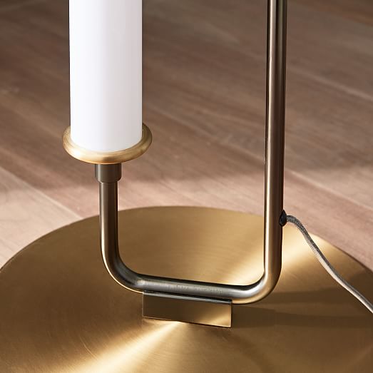 west elm linear metal led floor lamp