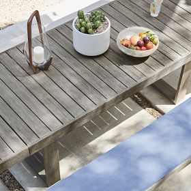 portside outdoor expandable dining table