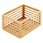 mDesign Bamboo Slotted Bins (Set of 3) | West Elm