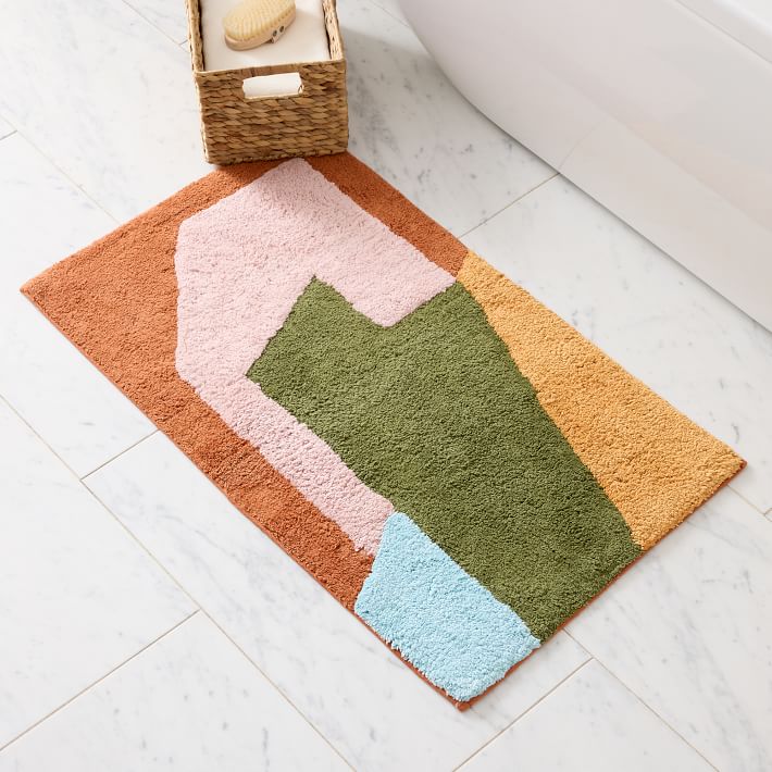 Angled Modern Bath Mat West Elm