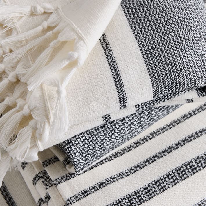 Organic Turkish Tassel Towel Sets West Elm