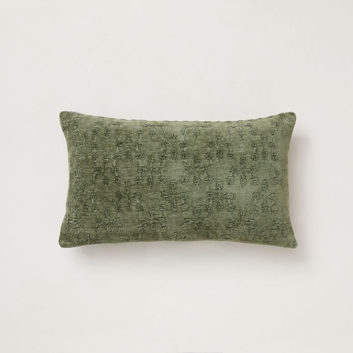 Chenille Jacquard Pillow Cover West Elm