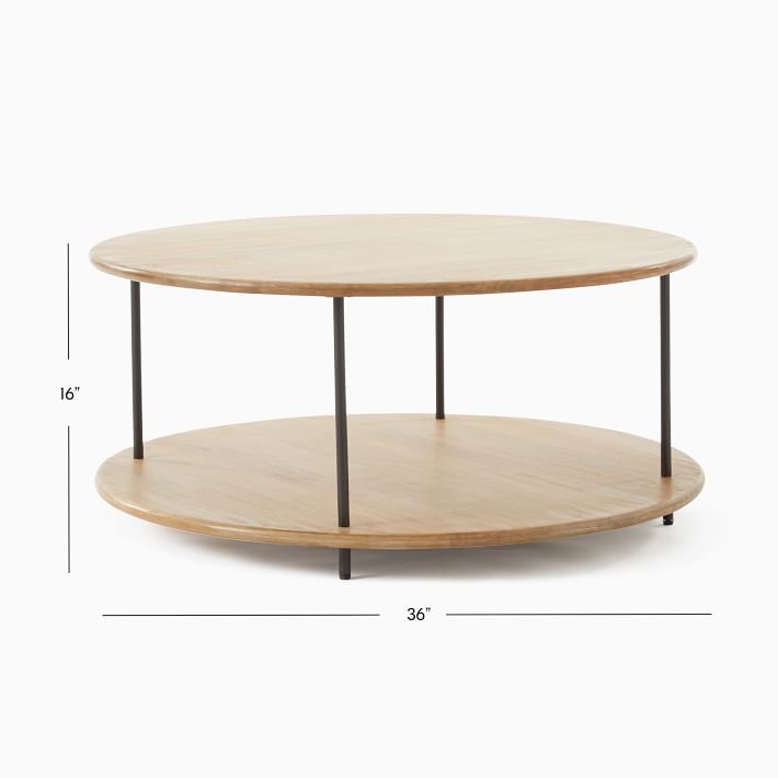 tiered coffee table west elm