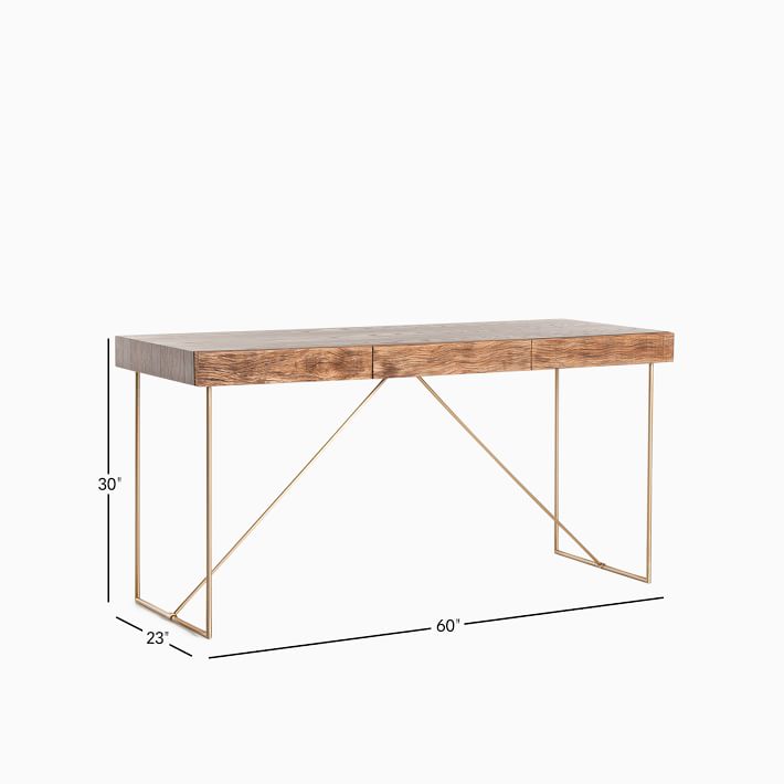 west elm hewn wood desk